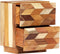 vidaXL - Nachtkastje - 40x30x50 - cm - massief - gerecycled - hout