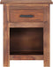 vidaXL - Nachtkastje - 40x30x50 - cm - massief - hout