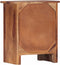 vidaXL - Nachtkastje - 40x30x50 - cm - massief - hout