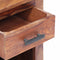 vidaXL - Nachtkastje - 40x30x50 - cm - massief - hout