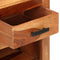 vidaXL - Nachtkastje - 40x30x50 - cm - massief - hout