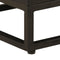 vidaXL - Nachtkastje - 40x30x50 - cm - massief - mangohout - en - ijzer - zwart