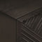 vidaXL - Nachtkastje - 40x30x50 - cm - massief - mangohout - en - ijzer - zwart
