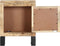 vidaXL - Nachtkastje - 40x30x50 - cm - massief - mangohout