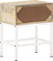 vidaXL - Nachtkastje - 40x30x50 - cm - massief - mangohout