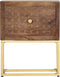 vidaXL - Nachtkastje - 40x30x50 - cm - massief - mangohout