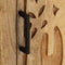 vidaXL - Nachtkastje - 40x30x50 - cm - massief - mangohout