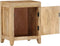vidaXL - Nachtkastje - 40x30x50 - cm - massief - mangohout