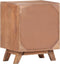 vidaXL - Nachtkastje - 40x30x50 - cm - massief - mangohout