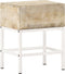 vidaXL - Nachtkastje - 40x30x50 - cm - massief - mangohout