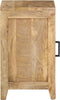 vidaXL - Nachtkastje - 40x30x50 - cm - massief - mangohout