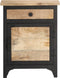 vidaXL - Nachtkastje - 40x30x50 - cm - massief - mangohout