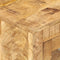 vidaXL - Nachtkastje - 40x30x50 - cm - massief - mangohout