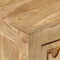 vidaXL - Nachtkastje - 40x30x50 - cm - massief - mangohout