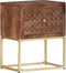 vidaXL - Nachtkastje - 40x30x50 - cm - massief - mangohout