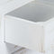 vidaXL - Nachtkastje - 40x30x50 - cm - massief - mangohout - wit