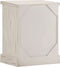 vidaXL - Nachtkastje - 40x30x50 - cm - massief - mangohout - wit