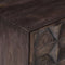 vidaXL - Nachtkastje - 40x30x50 - cm - massief - mangohout - zwart