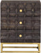 vidaXL - Nachtkastje - 40x30x50 - cm - massief - mangohout - zwart