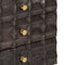 vidaXL - Nachtkastje - 40x30x50 - cm - massief - mangohout - zwart