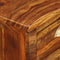 vidaXL - Nachtkastje - 40x30x50 - cm - massief - sheeshamhout