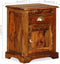 vidaXL - Nachtkastje - 40x30x50 - cm - massief - sheeshamhout