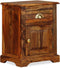 vidaXL - Nachtkastje - 40x30x50 - cm - massief - sheeshamhout