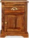 vidaXL - Nachtkastje - 40x30x50 - cm - massief - sheeshamhout