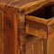 vidaXL - Nachtkastje - 40x30x50 - cm - massief - sheeshamhout