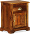 vidaXL - Nachtkastje - 40x30x50 - cm - massief - sheeshamhout