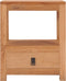 vidaXL - Nachtkastje - 40x30x50 - cm - massief - teakhout