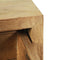vidaXL - Nachtkastje - 40x30x50 - cm - massief - teakhout