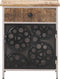 vidaXL - Nachtkastje - 40x30x50 - cm - ruw - mangohout