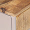 vidaXL - Nachtkastje - 40x30x50 - cm - ruw - mangohout
