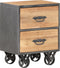 vidaXL - Nachtkastje - 40x30x51 - cm - massief - gerecycled - hout