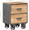 vidaXL - Nachtkastje - 40x30x51 - cm - massief - gerecycled - hout