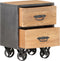 vidaXL - Nachtkastje - 40x30x51 - cm - massief - gerecycled - hout