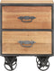 vidaXL - Nachtkastje - 40x30x51 - cm - massief - gerecycled - hout
