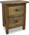 vidaXL - Nachtkastje - 40x30x51 - cm - massief - mahoniehout