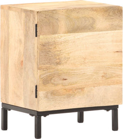 vidaXL - Nachtkastje - 40x30x51 - cm - massief - mangohout