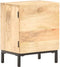 vidaXL - Nachtkastje - 40x30x51 - cm - massief - mangohout