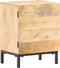 vidaXL - Nachtkastje - 40x30x51 - cm - massief - mangohout