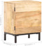 vidaXL - Nachtkastje - 40x30x51 - cm - massief - mangohout