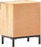 vidaXL - Nachtkastje - 40x30x51 - cm - massief - mangohout