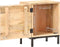 vidaXL - Nachtkastje - 40x30x51 - cm - massief - mangohout