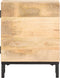 vidaXL - Nachtkastje - 40x30x51 - cm - massief - mangohout