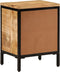 vidaXL - Nachtkastje - 40x30x52,5 - cm - massief - ruw - mangohout