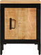 vidaXL - Nachtkastje - 40x30x52,5 - cm - massief - ruw - mangohout