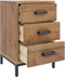 vidaXL - Nachtkastje - 40x30x55 - cm - gerecycled - massief - grenenhout - bruin