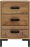vidaXL - Nachtkastje - 40x30x55 - cm - gerecycled - massief - grenenhout - bruin
